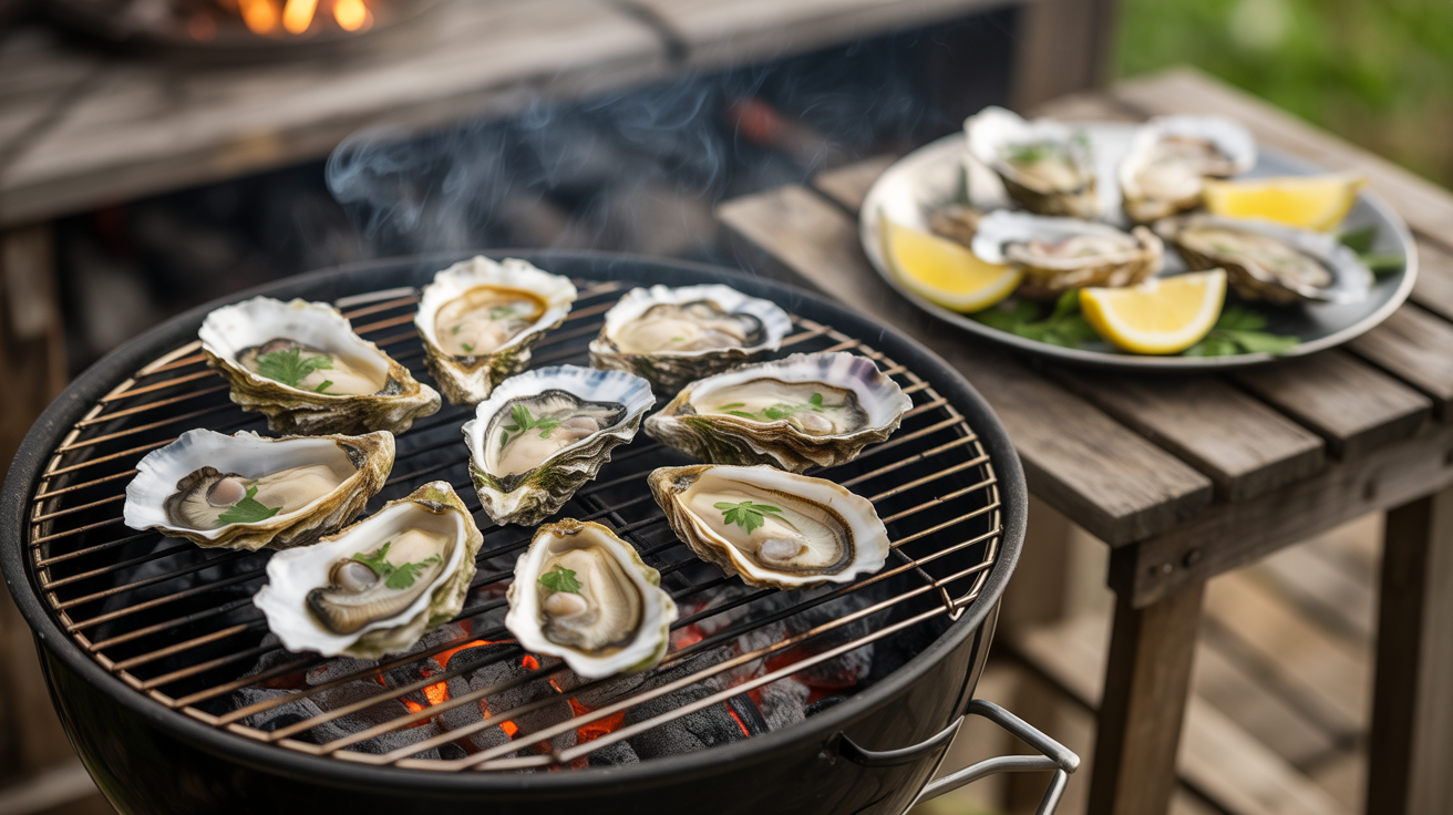 Oesters op de BBQ