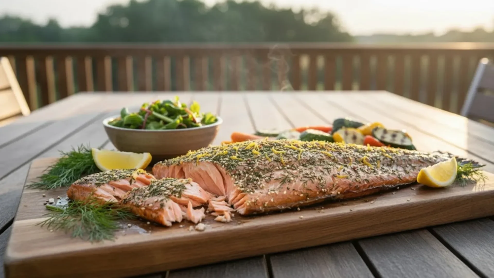 Gerookte zalm BBQ