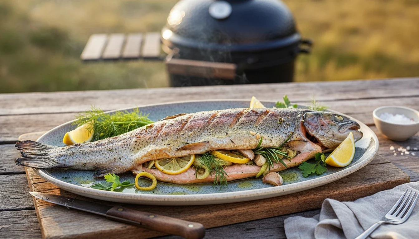 Zalmforel BBQ