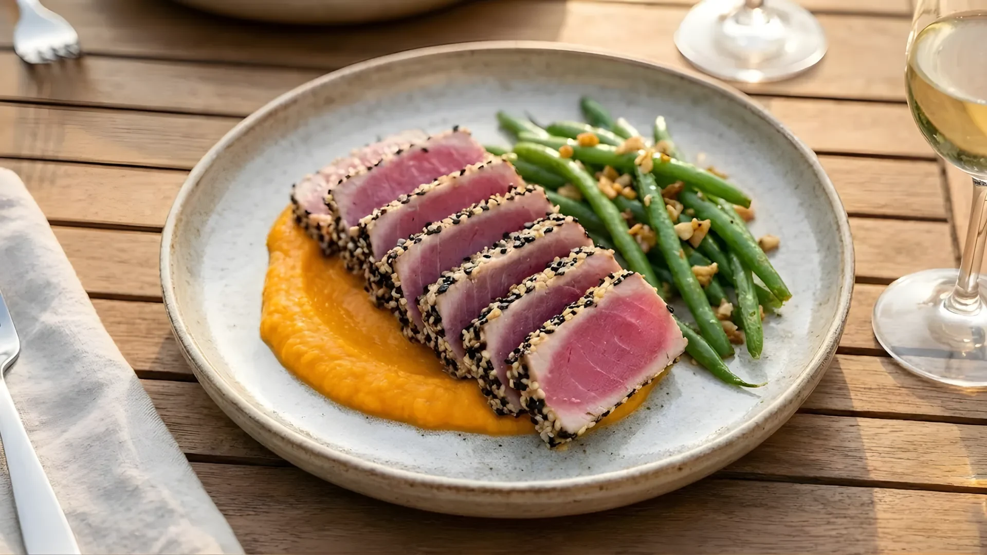 Tonijnsteak BBQ