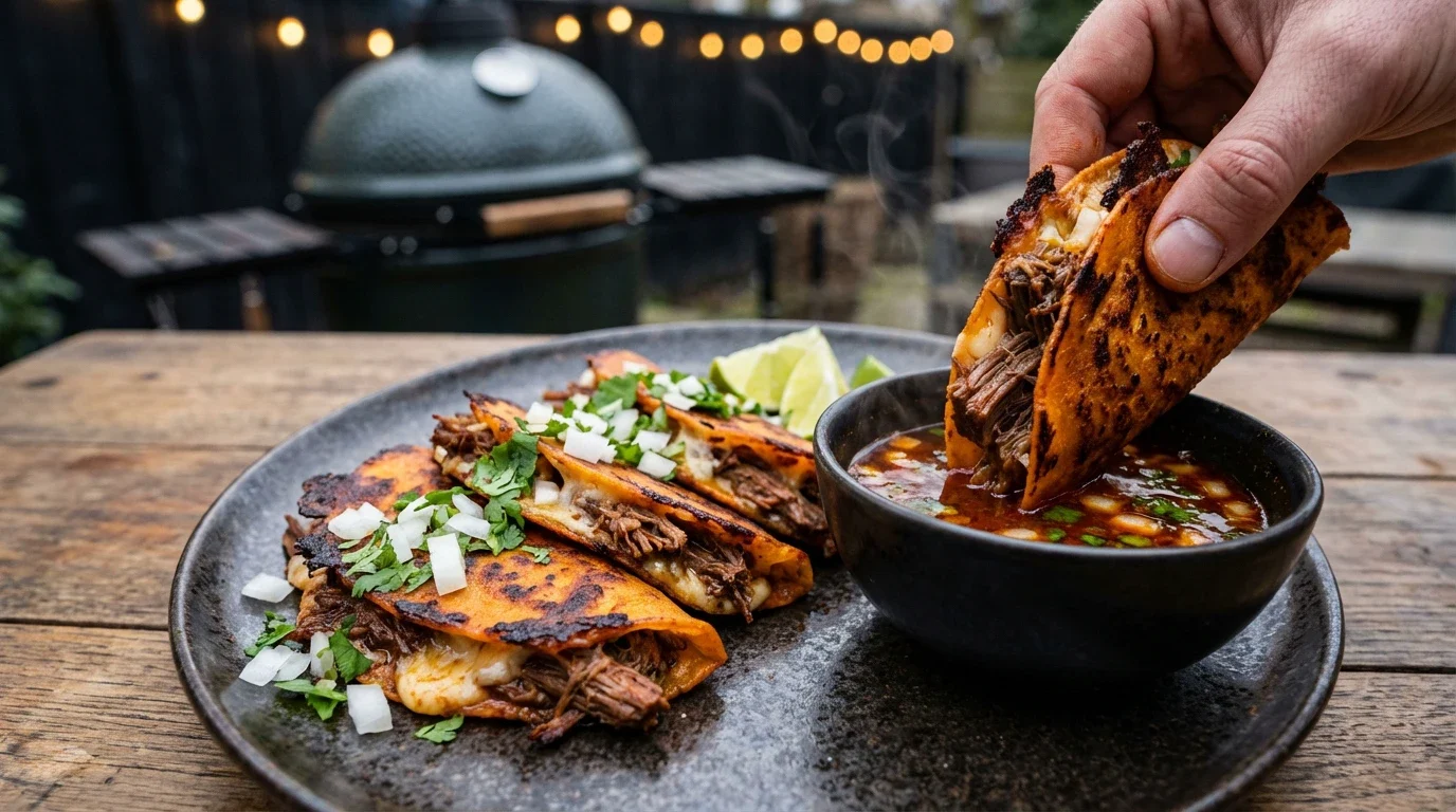 Birria taco BBQ