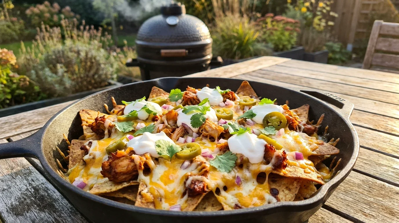 Nachos pulled chicken